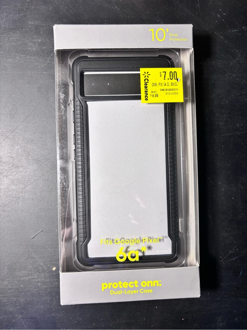 On Running Dual-Layer Protective Case for Google Pixel 6a - Black